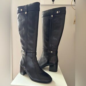 Essex Lane Lizzy Black Riding Boots 8.5 M